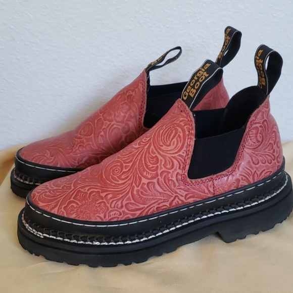 pink georgia boots